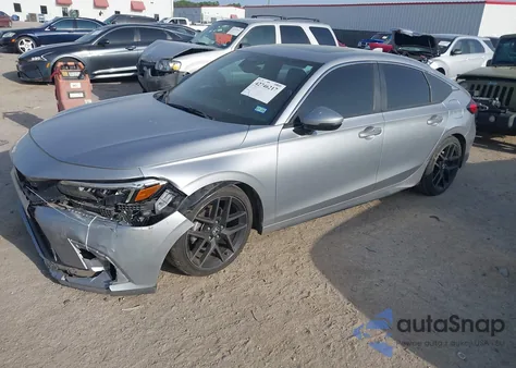 2022 Honda Civic Sport Touring z USA, uszkodzony, nr VIN 19XFL1H8XNE012012